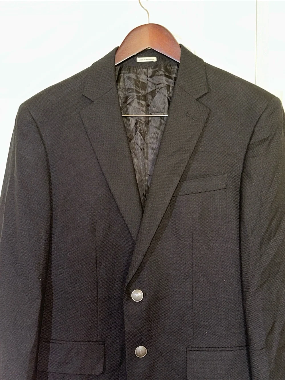 Joseph Abboud Reda Super 110's 38 Short Wool Sport Coat